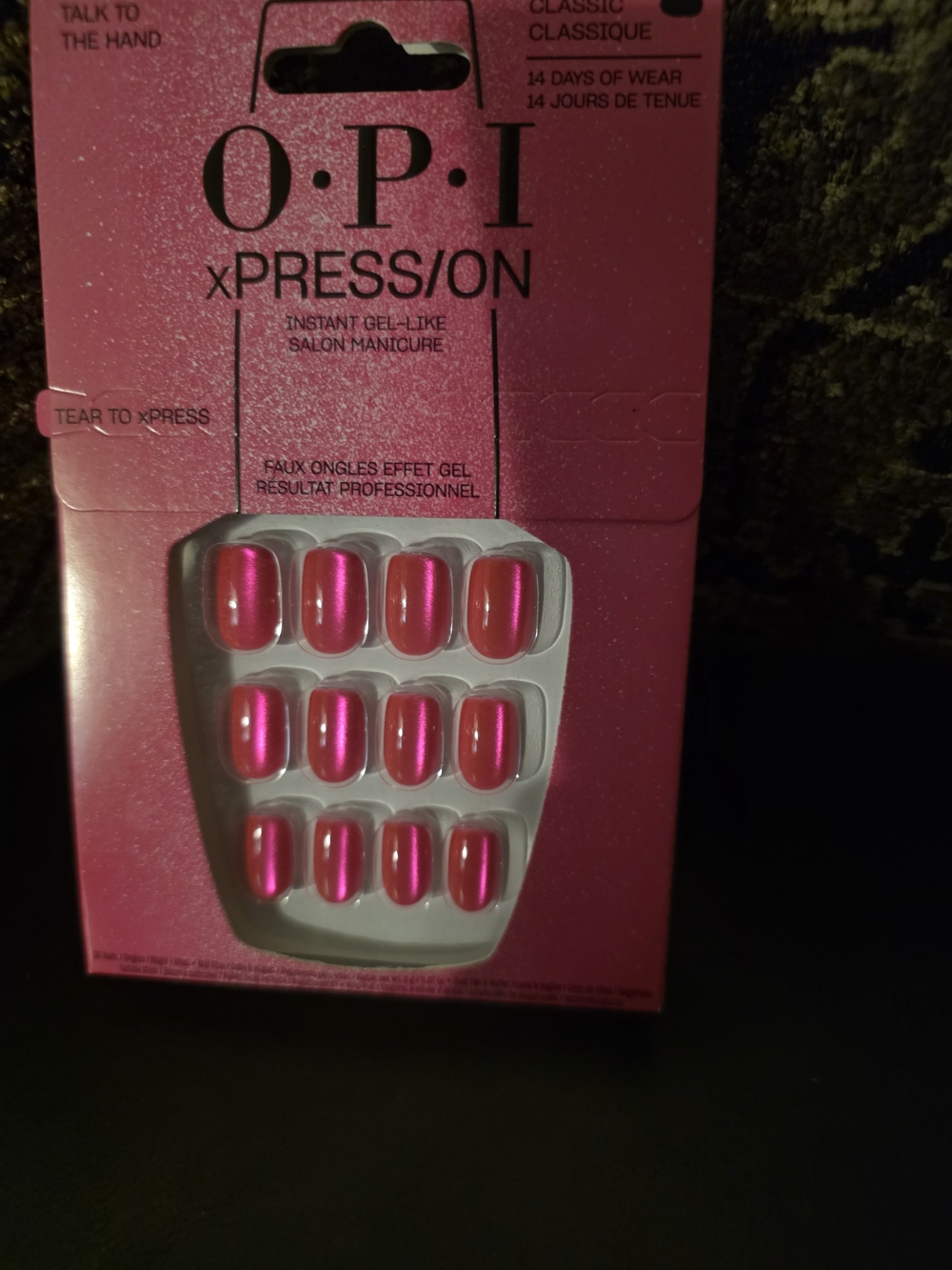 OPI Pink Shimmer xPRESS/ON Press-On Nails